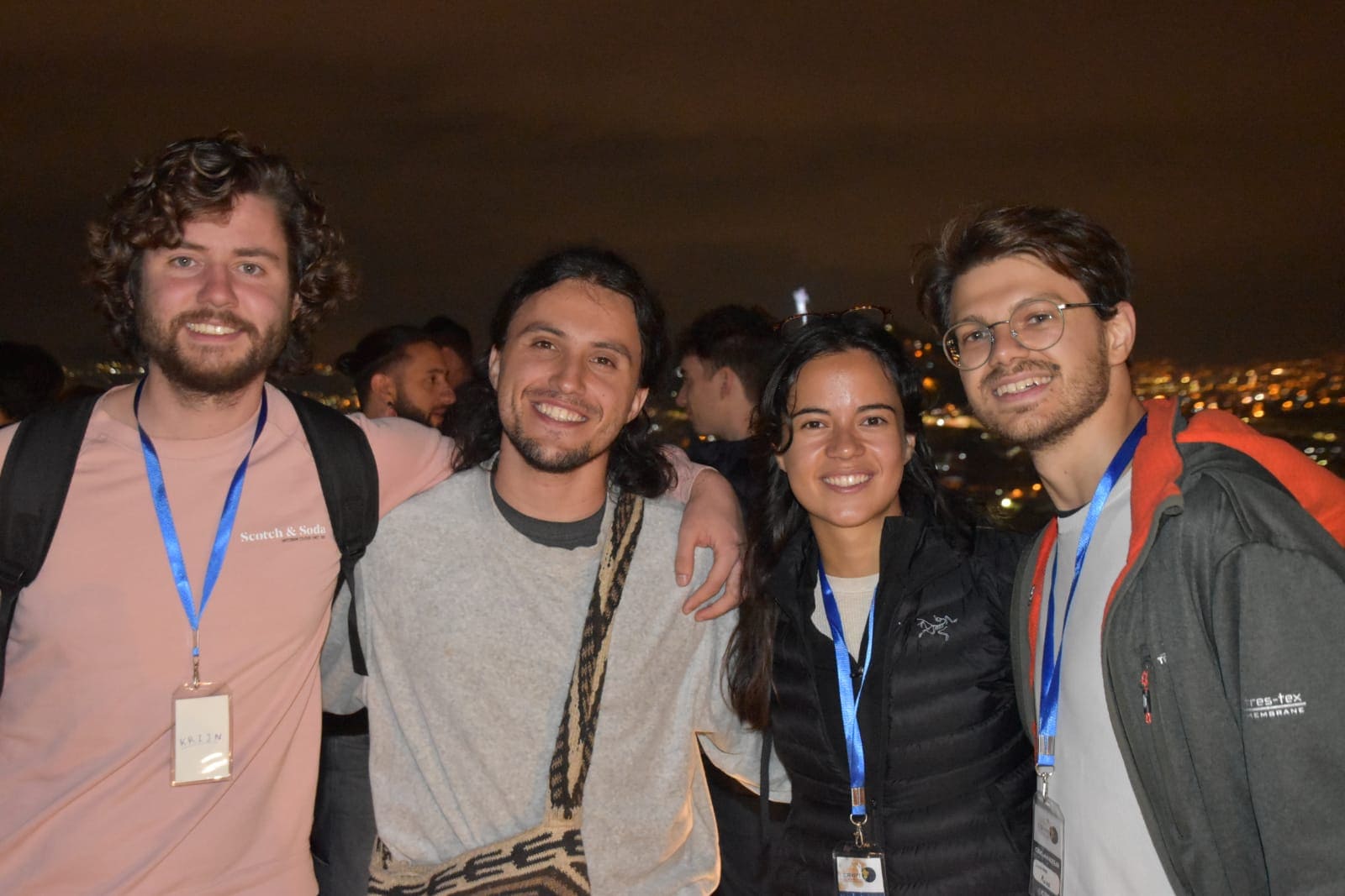 Quito at night during LATINCRYPT 2023